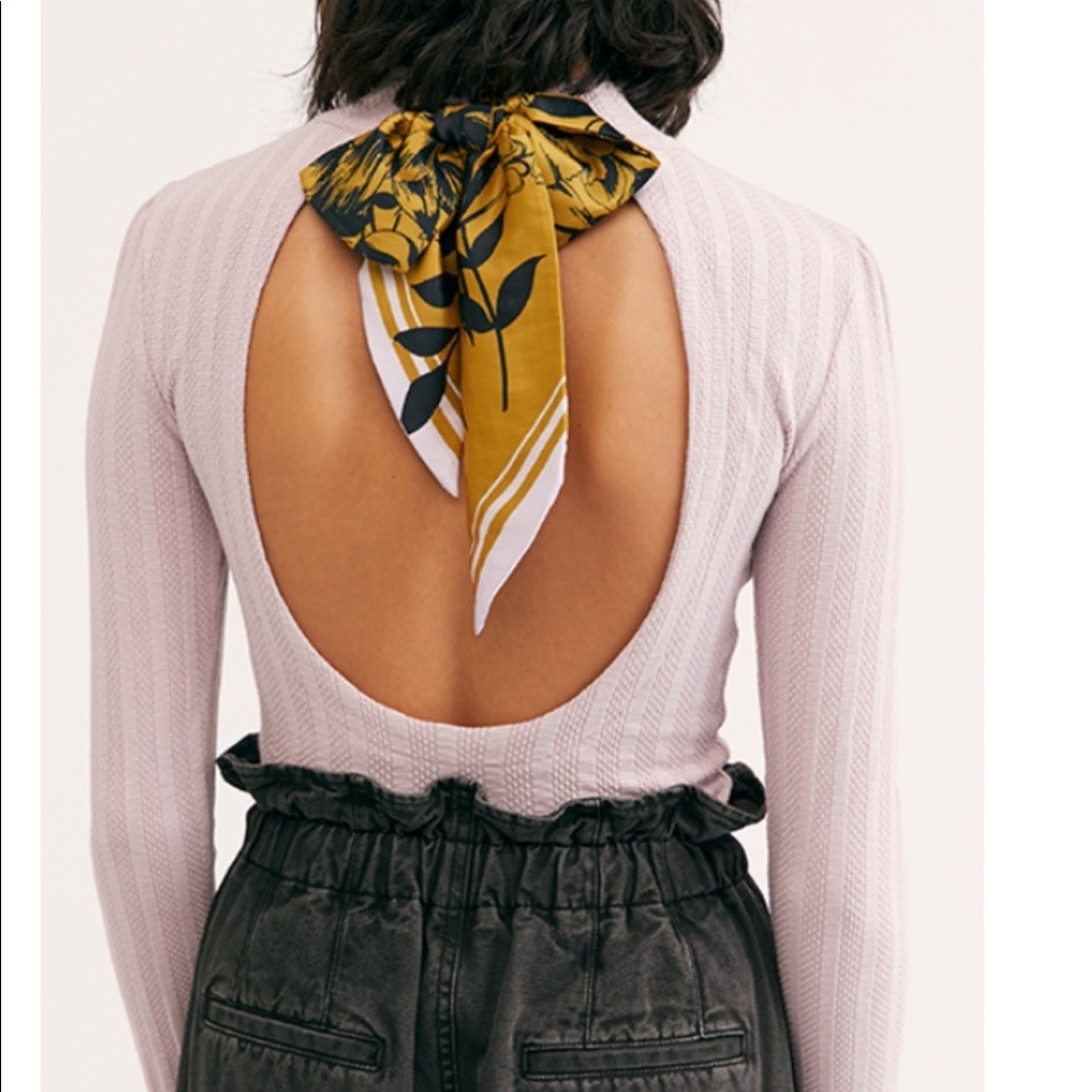 Free People Party In The Back Lilac Top - Picture 1 of 8
